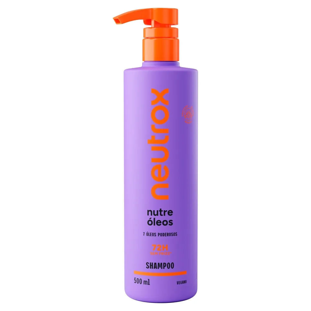 Shampoo Neutrox Nutre Oléos Pump 500ml