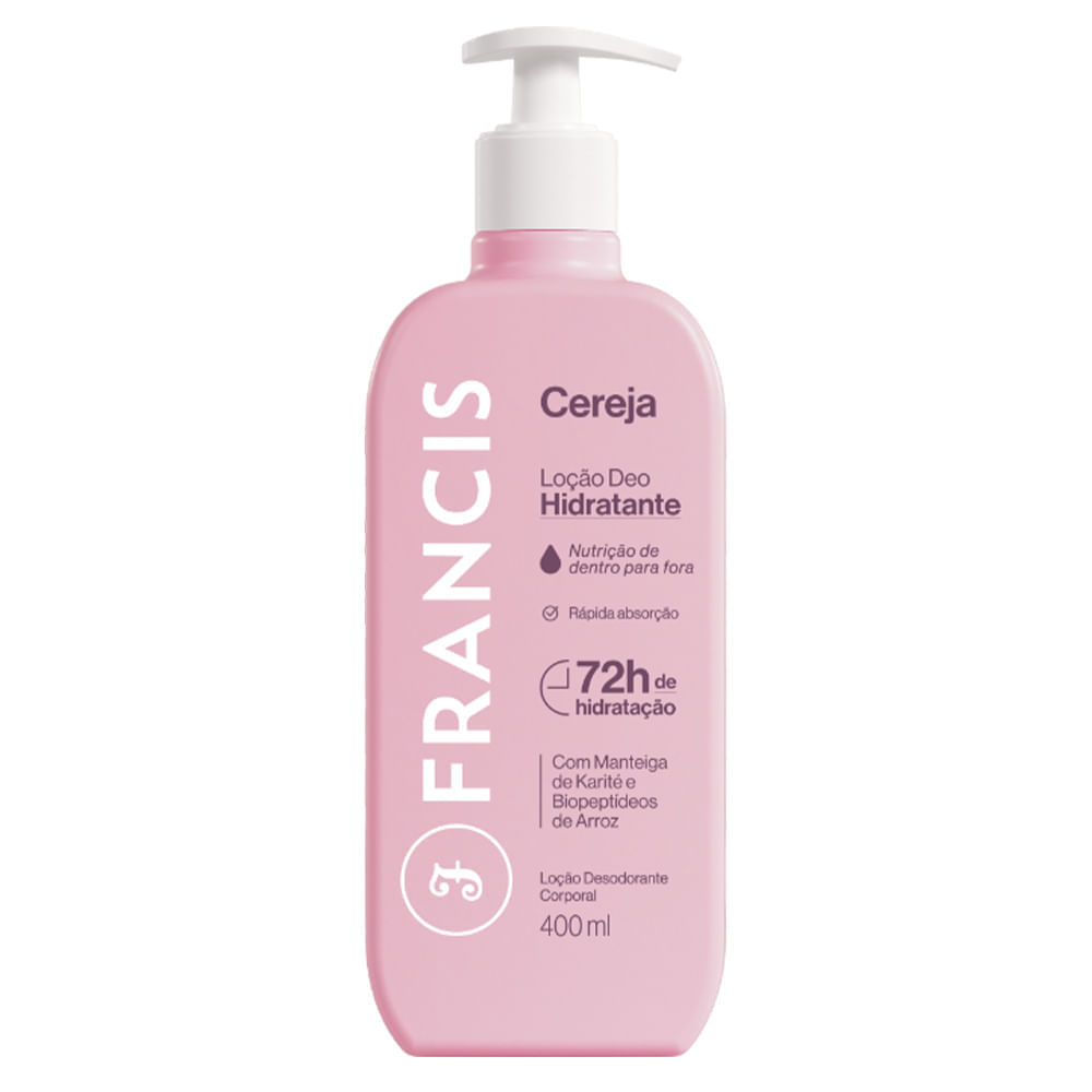 Loção Hidratante Francis Cereja 400ml
