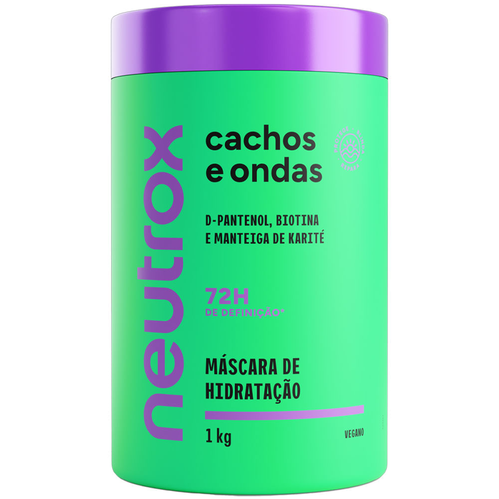 Máscara Capilar Neutrox Cachos E Ondas 1kg