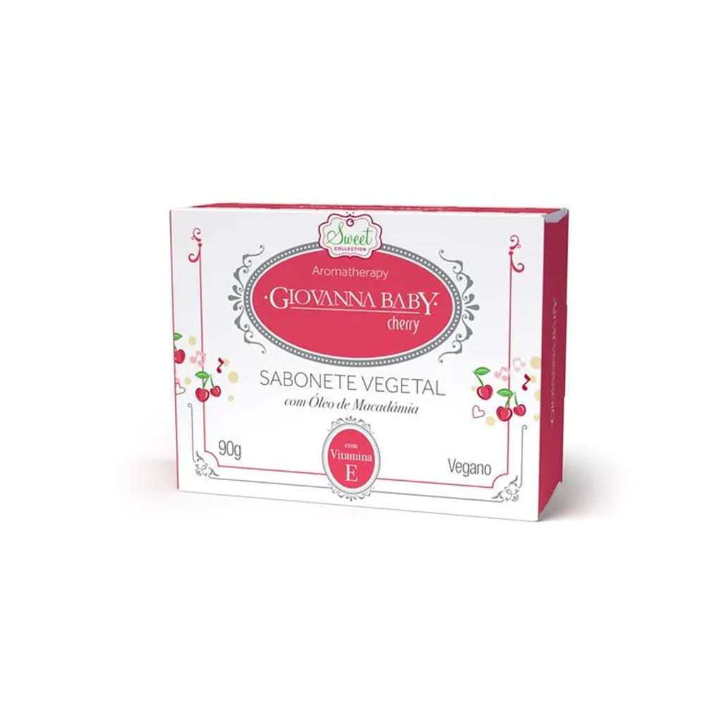 Sabonete Vegetal Giovanna Baby Cherry 90g
