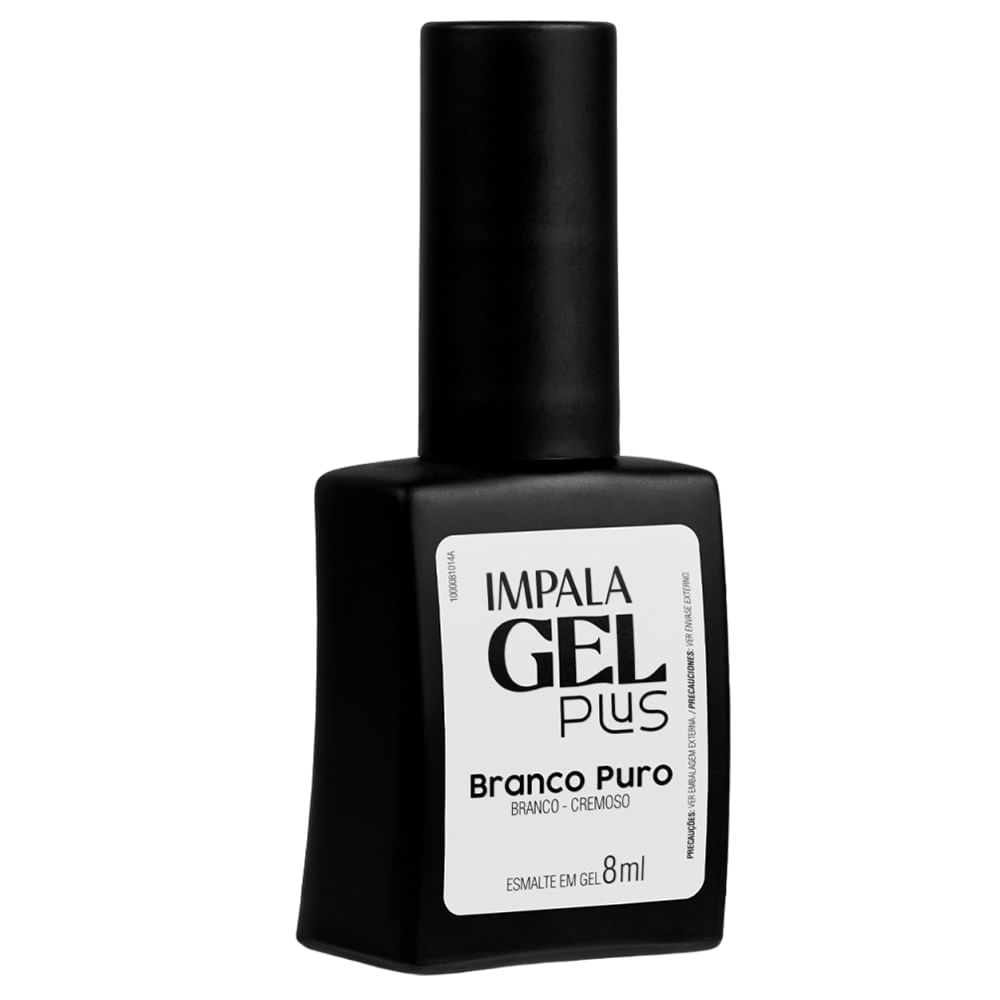 Esmalte Impala Gel Plus Branco Puro 8ml