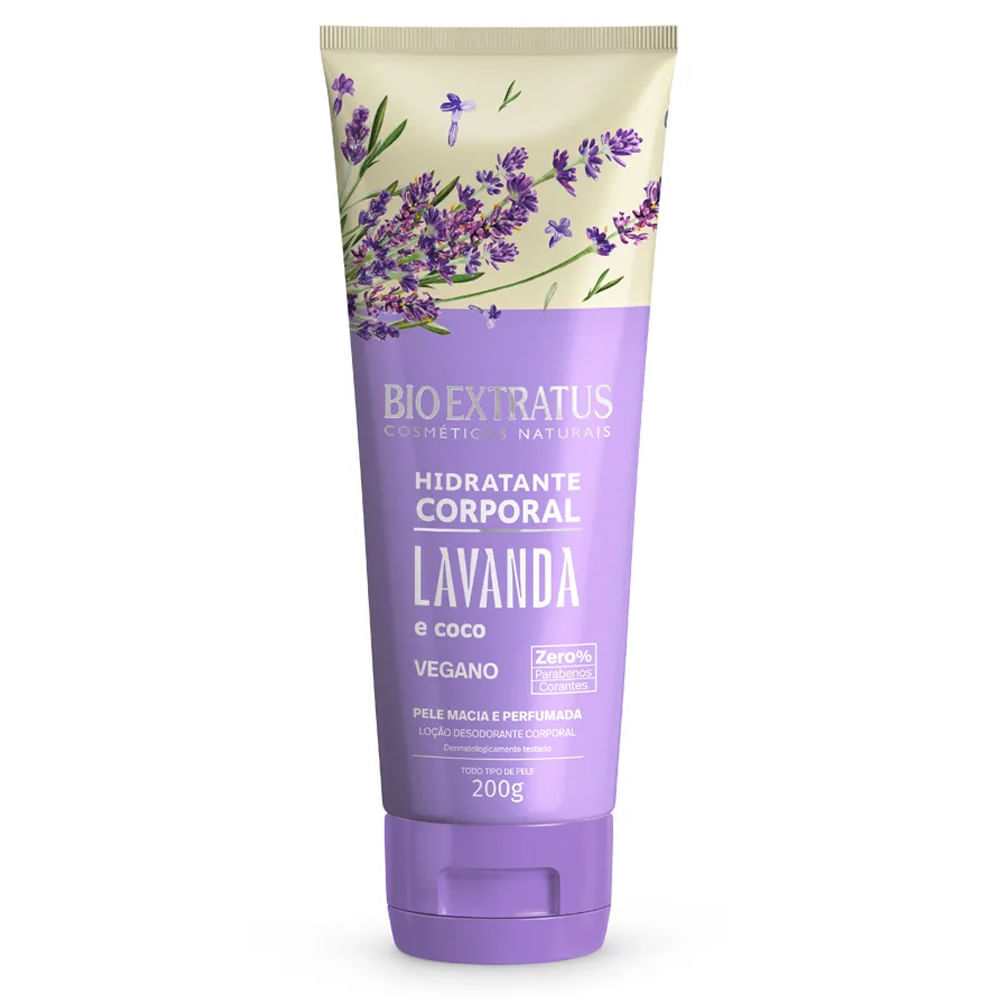 Loção Hidratante Bio Extratus Lavanda E Coco 200g