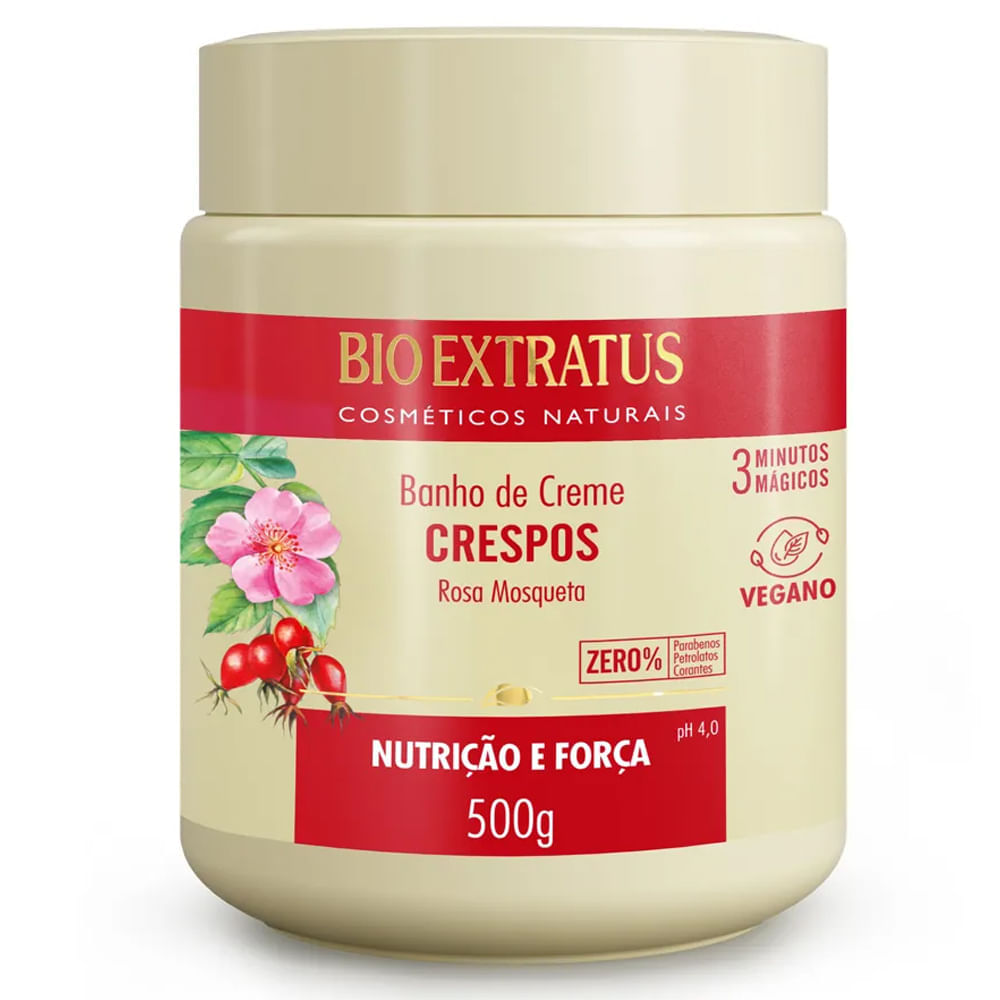 Banho De Creme Bio Extratus Crespos 500g