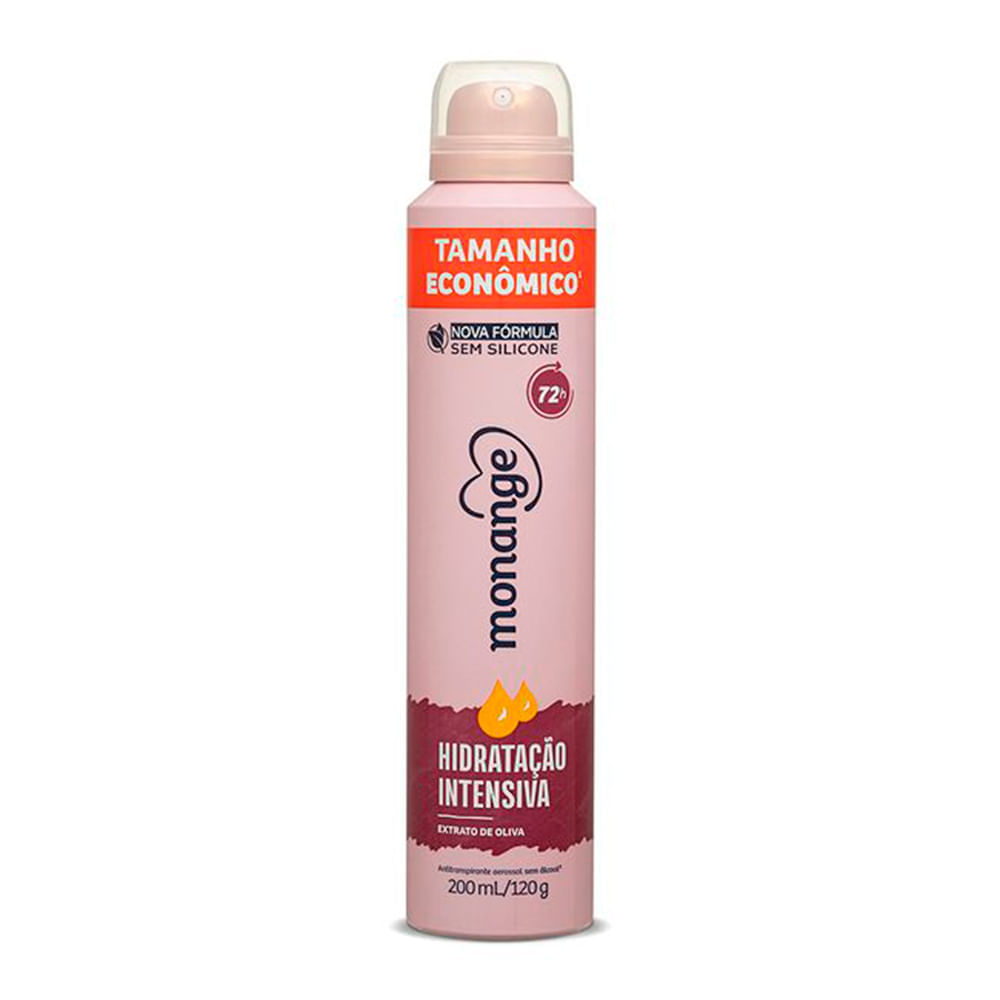 Desodorante Aerossol Monange Hidratação Intensiva 200ml