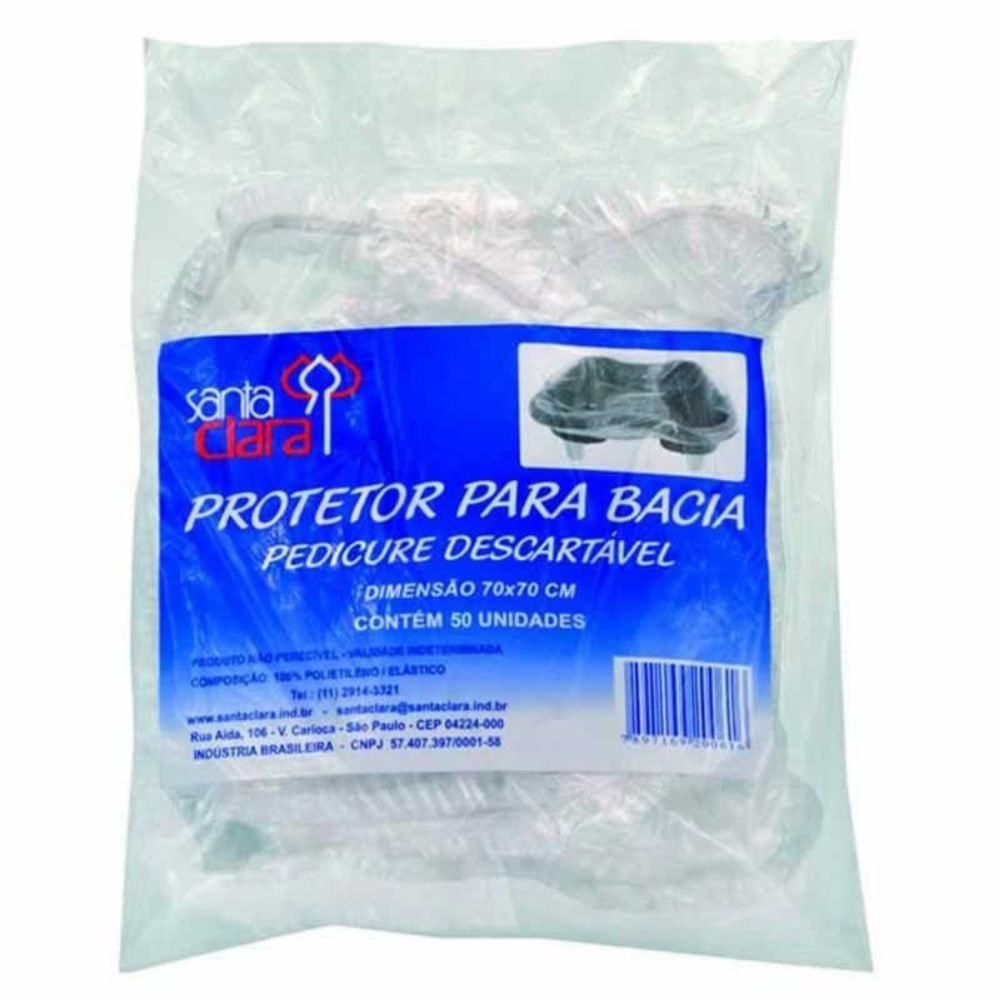 Protetor Para Bacia Pedicure Santa Clara Com 50 Unidades