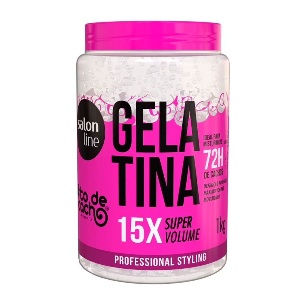 Gelatina Salon Line #todecacho Super Volume 1kg