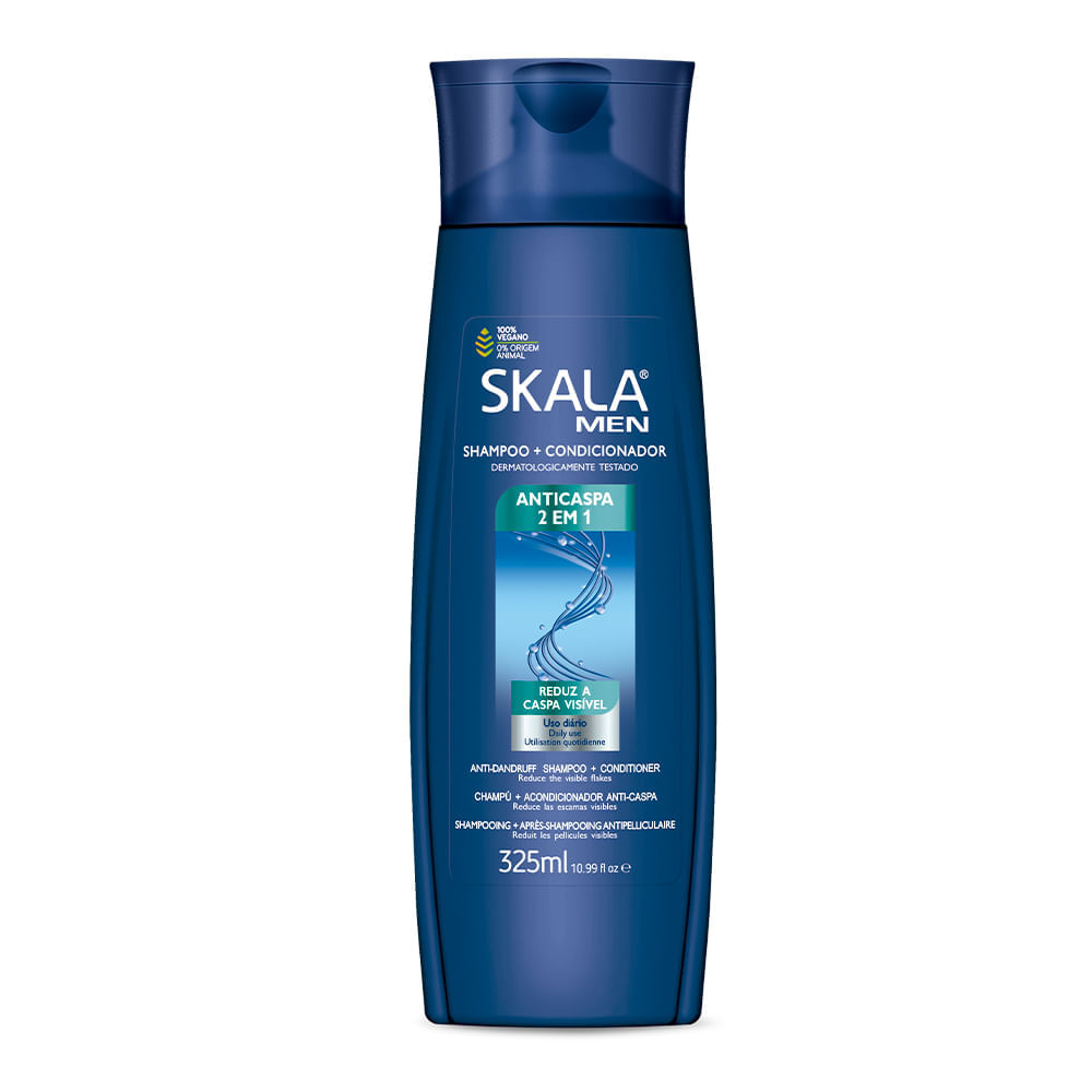 Shampoo Skala Men  Anticaspa 2 em 1 325ml