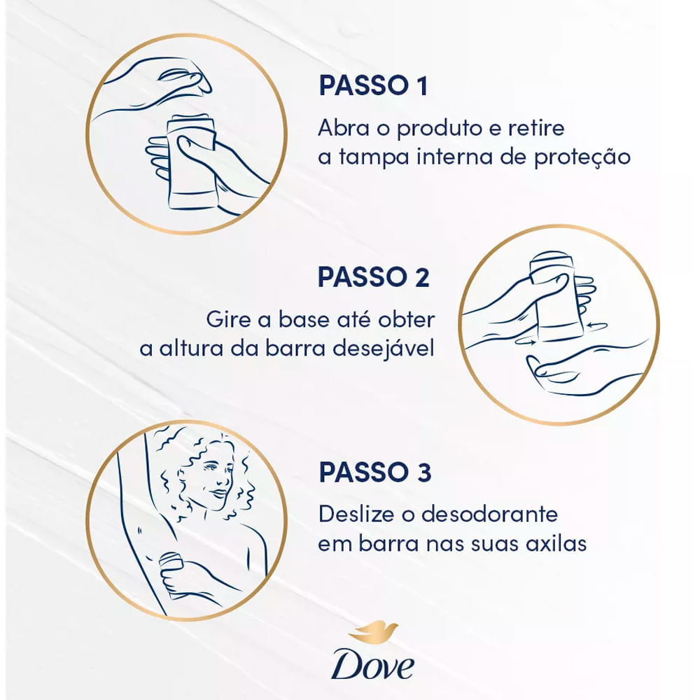 Kit Desodorante Antitranspirante Stick Dove Original 45g - 5 Unidades