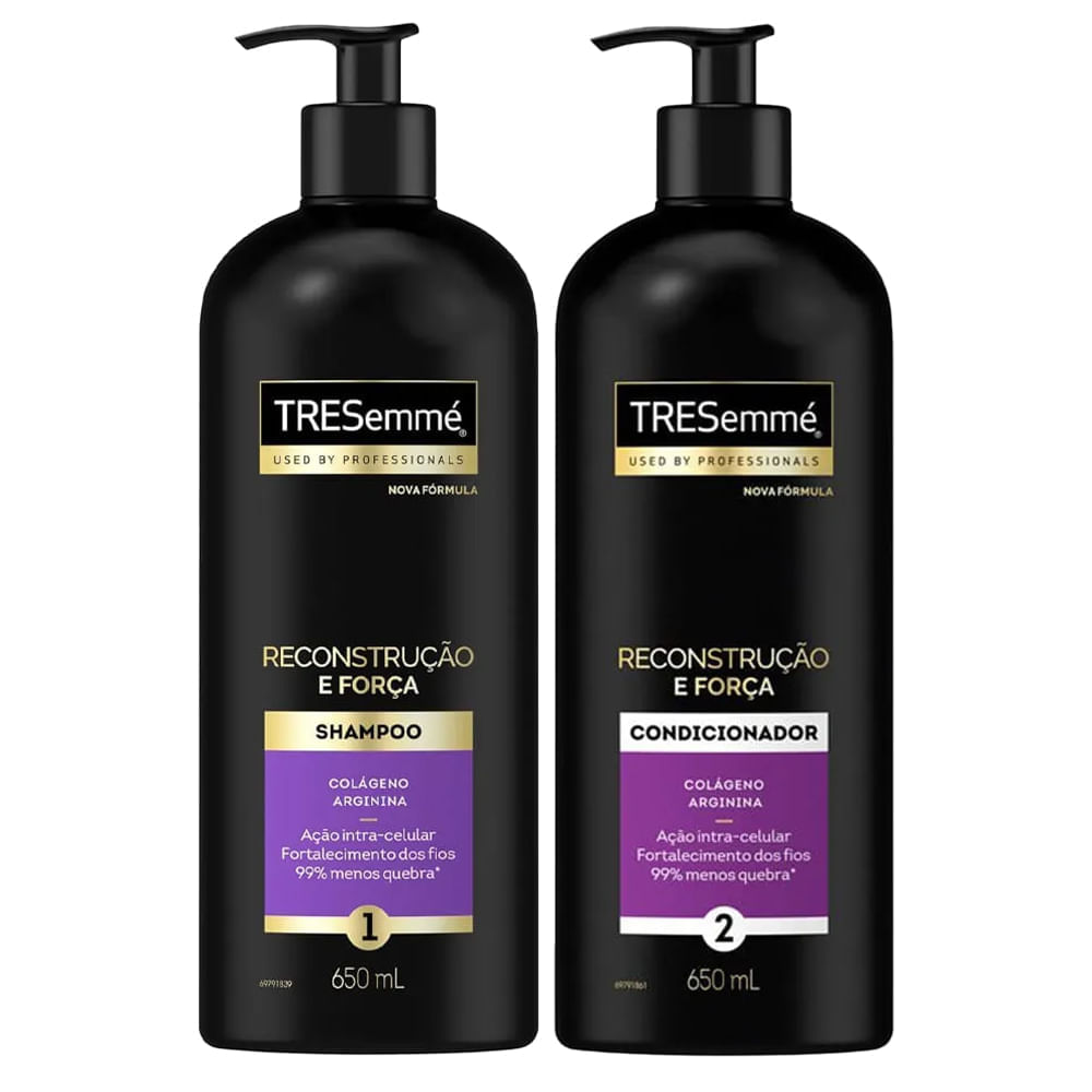 Kit Shampoo + Condicionador Tresemmé Reconstrução E Força 650ml