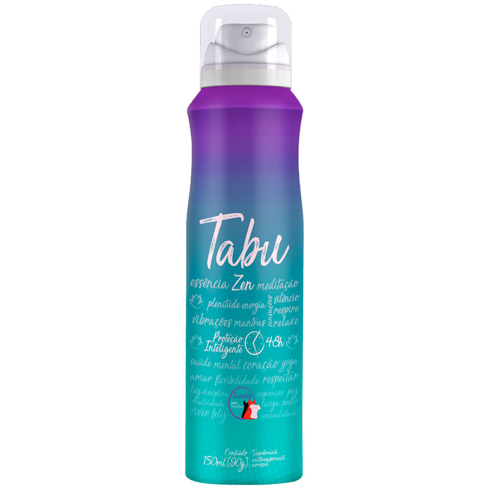 Desodorante Aerosol Tabu Collection Zen 150ml