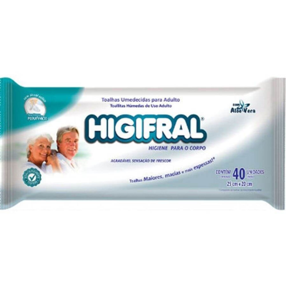 Toalhas Umedecidas Para Adulto - Higifral