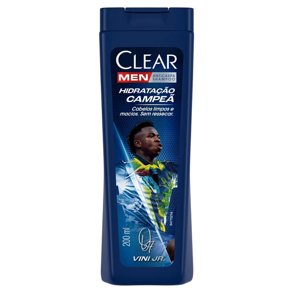 Shampoo Clear Anticaspa Hidratação Campeã 200ml