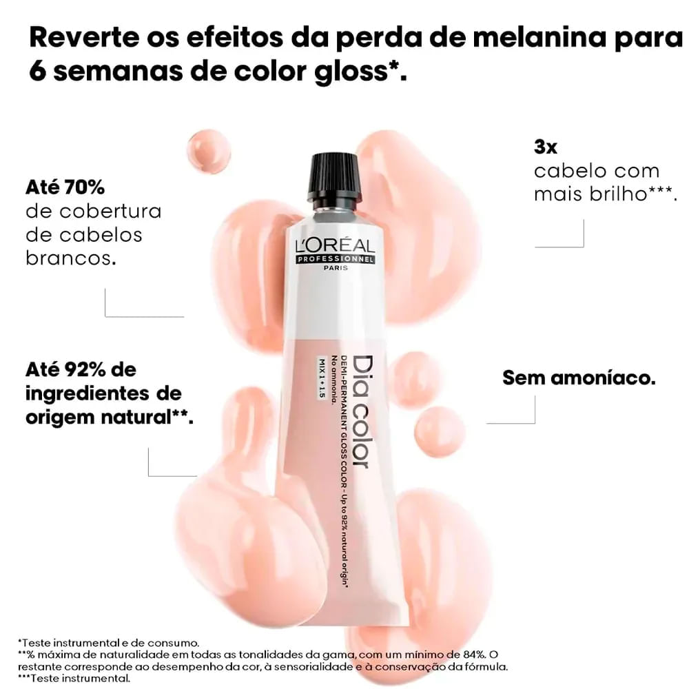 Tonalizante L'Oréal Professionnel Dia Color Louro Claro Irisado 8.2