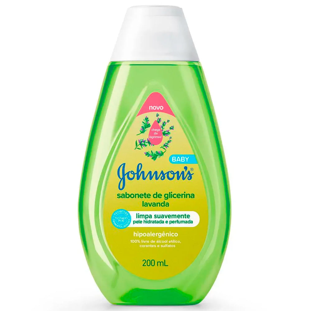 Sabonete Líquido Infantil Johnson's Baby Lavanda 200ml