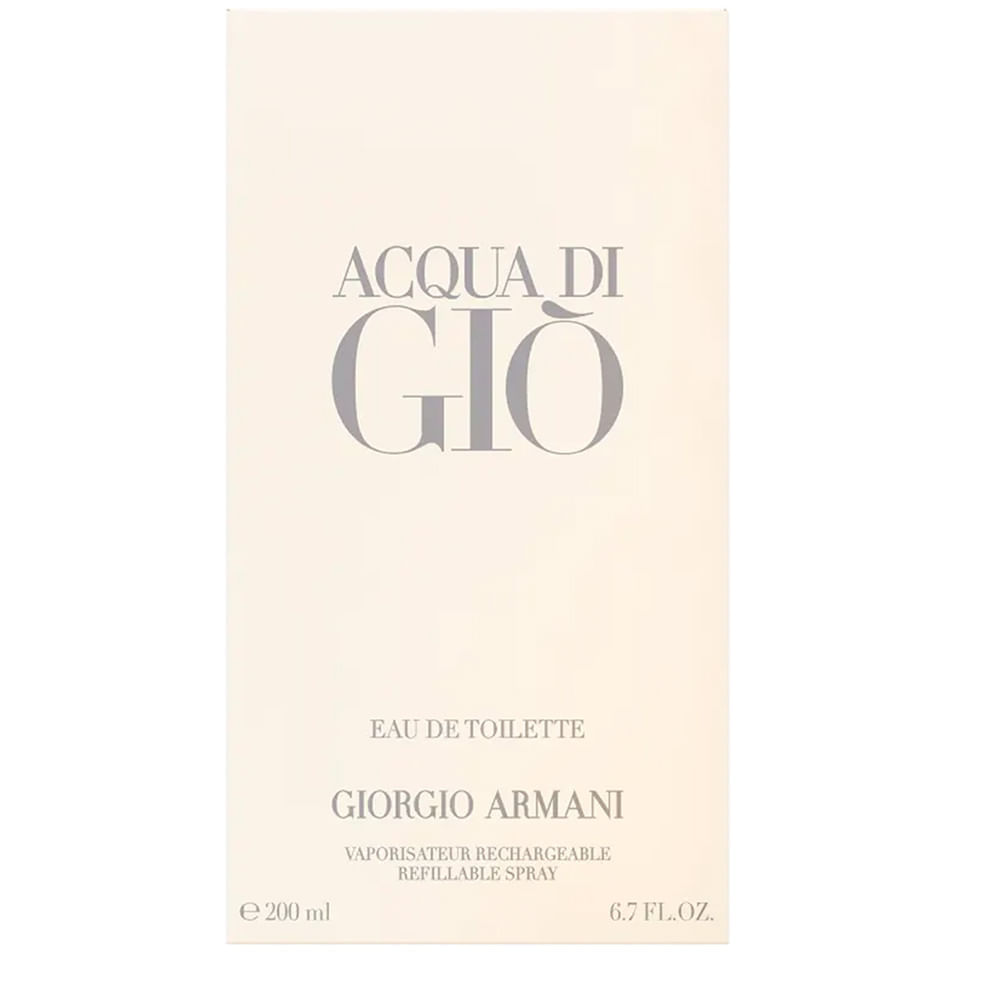 Perfume Masculino Giorgio Armani Acqua di Giò Pour Homme 200ml