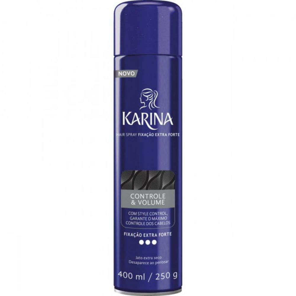Fixador Hair Spray Karina Extra Forte 400ml