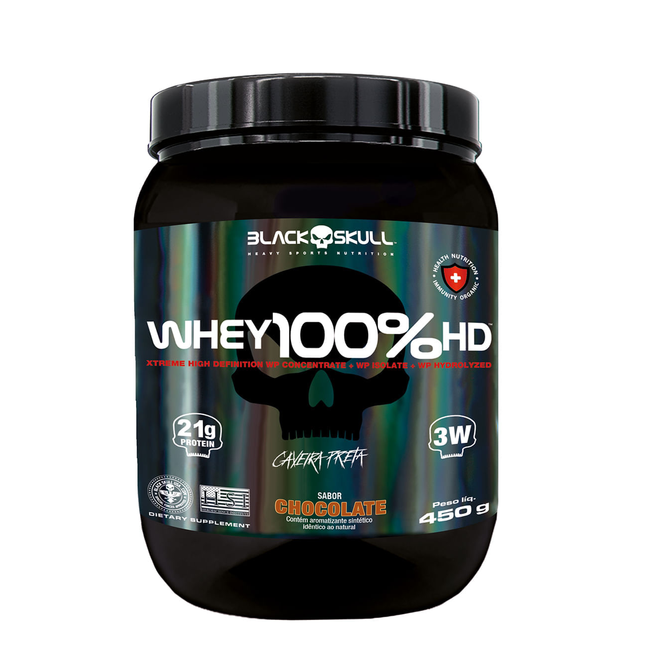 Whey 100% Hd Pote 450g - Chocolate Chocolate N/a N/a