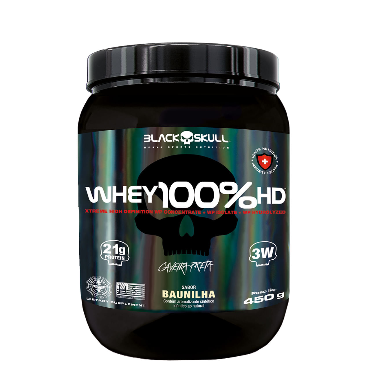 Whey 100% Hd Pote 450g - Baunilha Baunilha N/a N/a