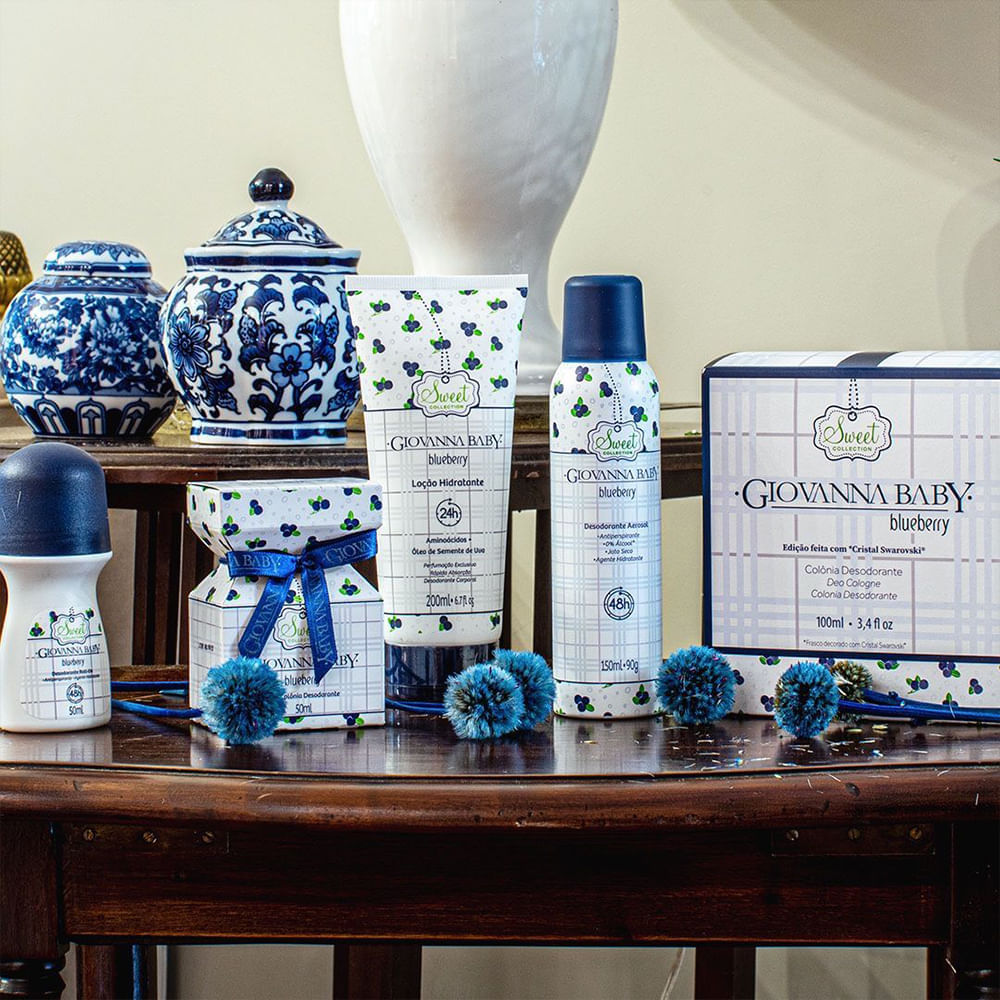 Desodorante Aerossol Giovanna Baby Blueberry 150ml