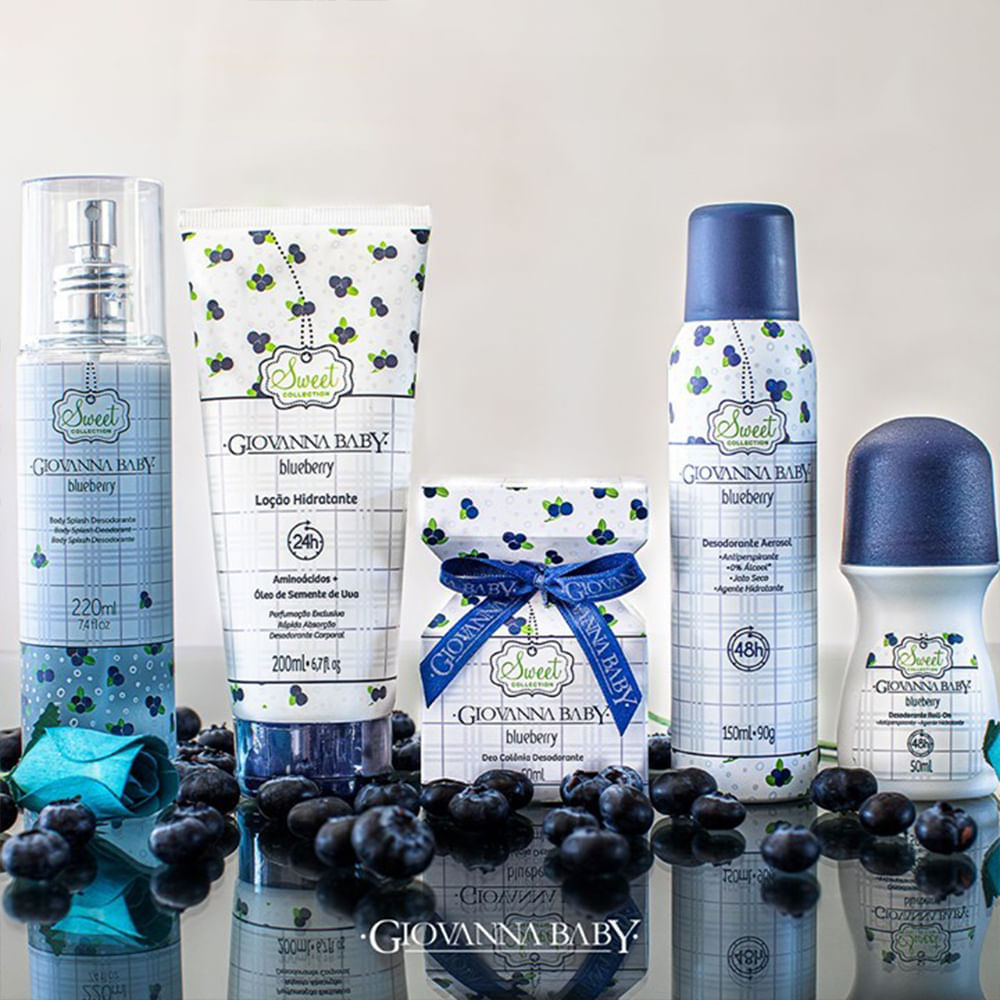 Desodorante Aerossol Giovanna Baby Blueberry 150ml