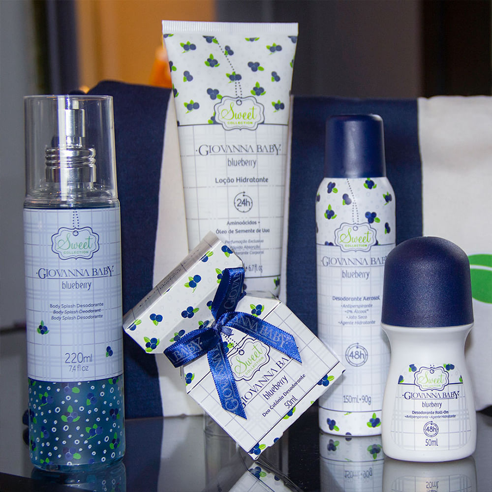 Desodorante Aerossol Giovanna Baby Blueberry 150ml