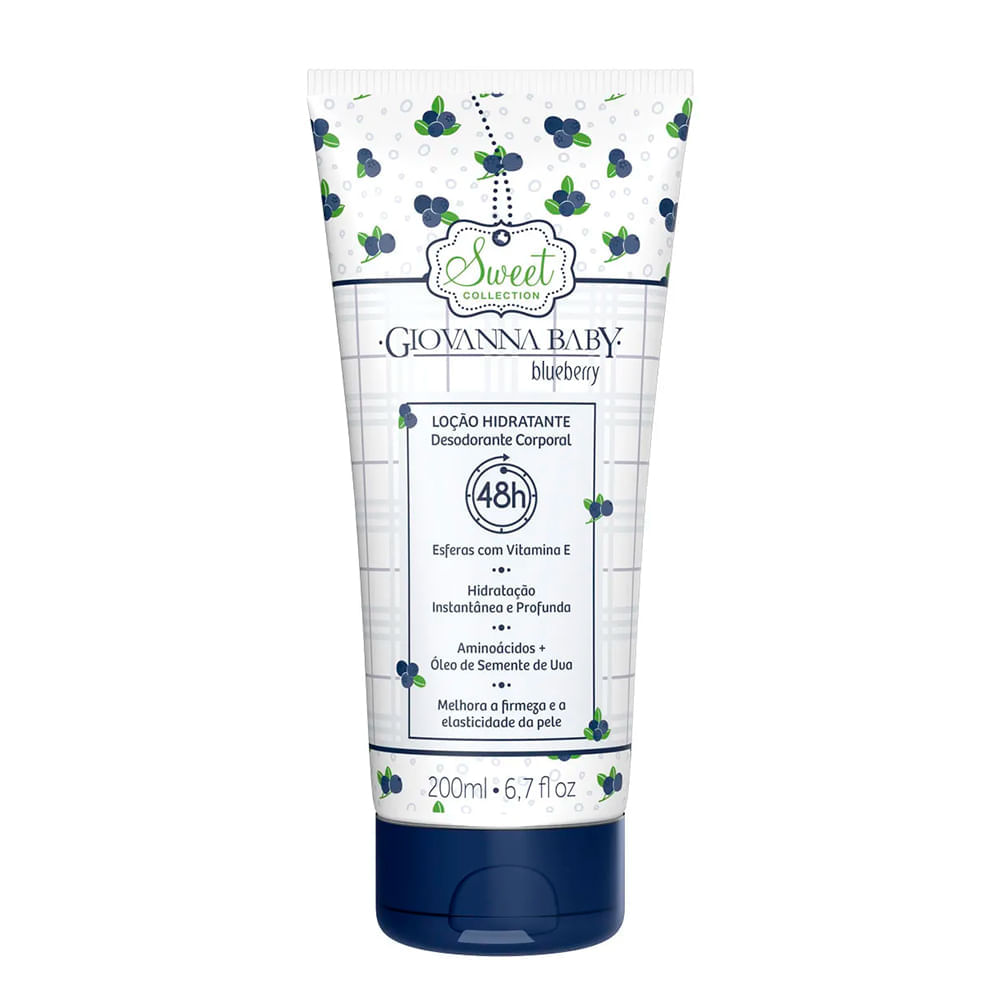 Loção Hidratante Giovanna Baby Blueberry 200ml