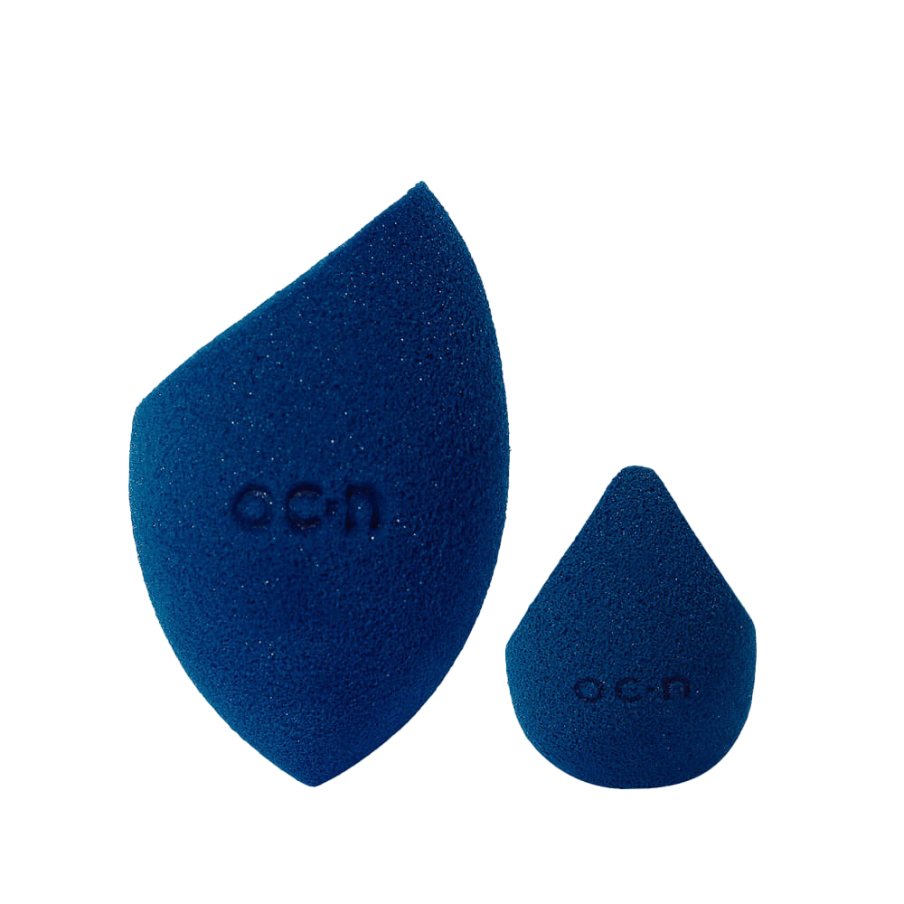 Esponjas De Maquiagem Flat Blend + Sister Blend Océane Purple Azul