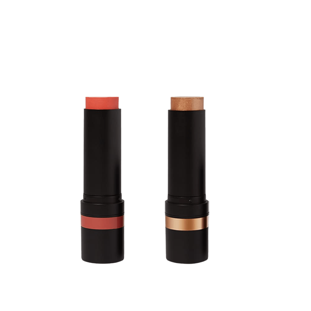 Kit Blush Em Bastao Coral + Iluminador Em Bastao Bronze Oceane Edition