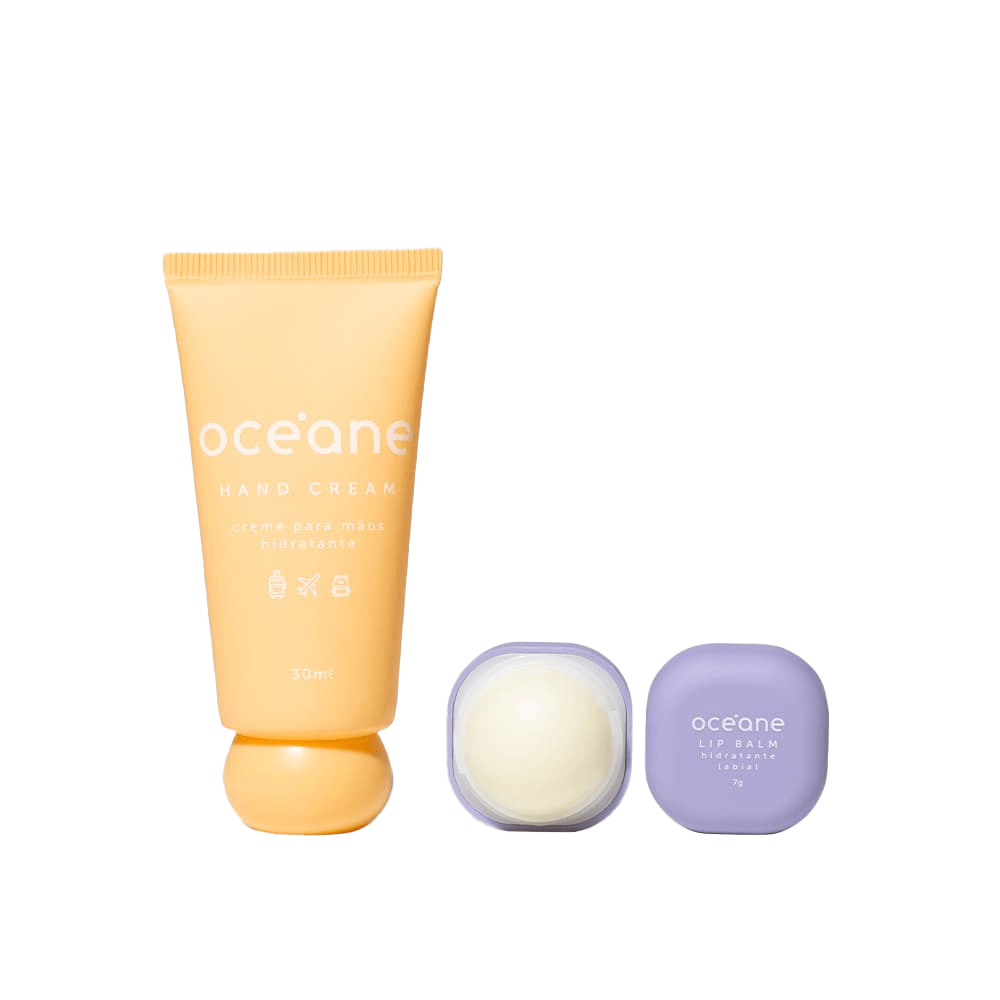 Kit Creme para Mãos + Hidratante Labial Travel