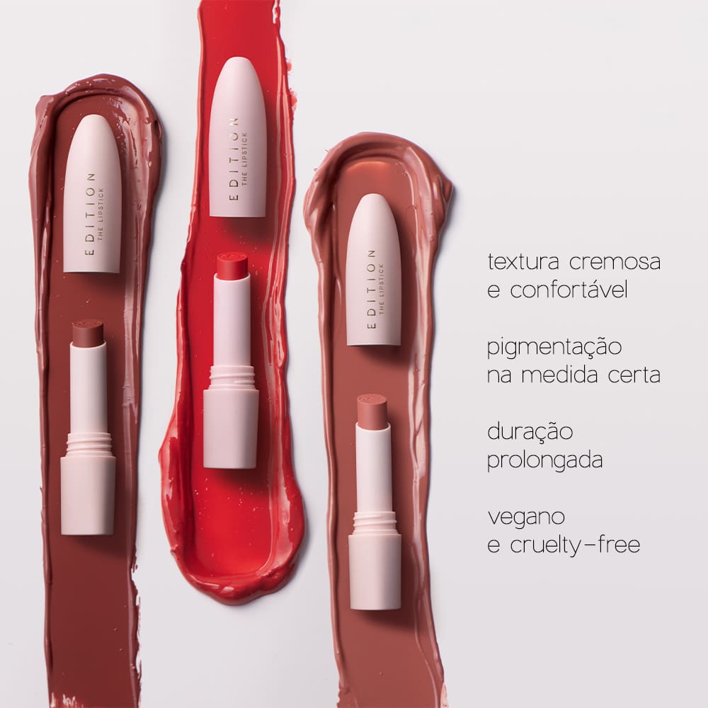 Batom Marrom Cremoso The Lipstick Oceane Edition Cor Sangria