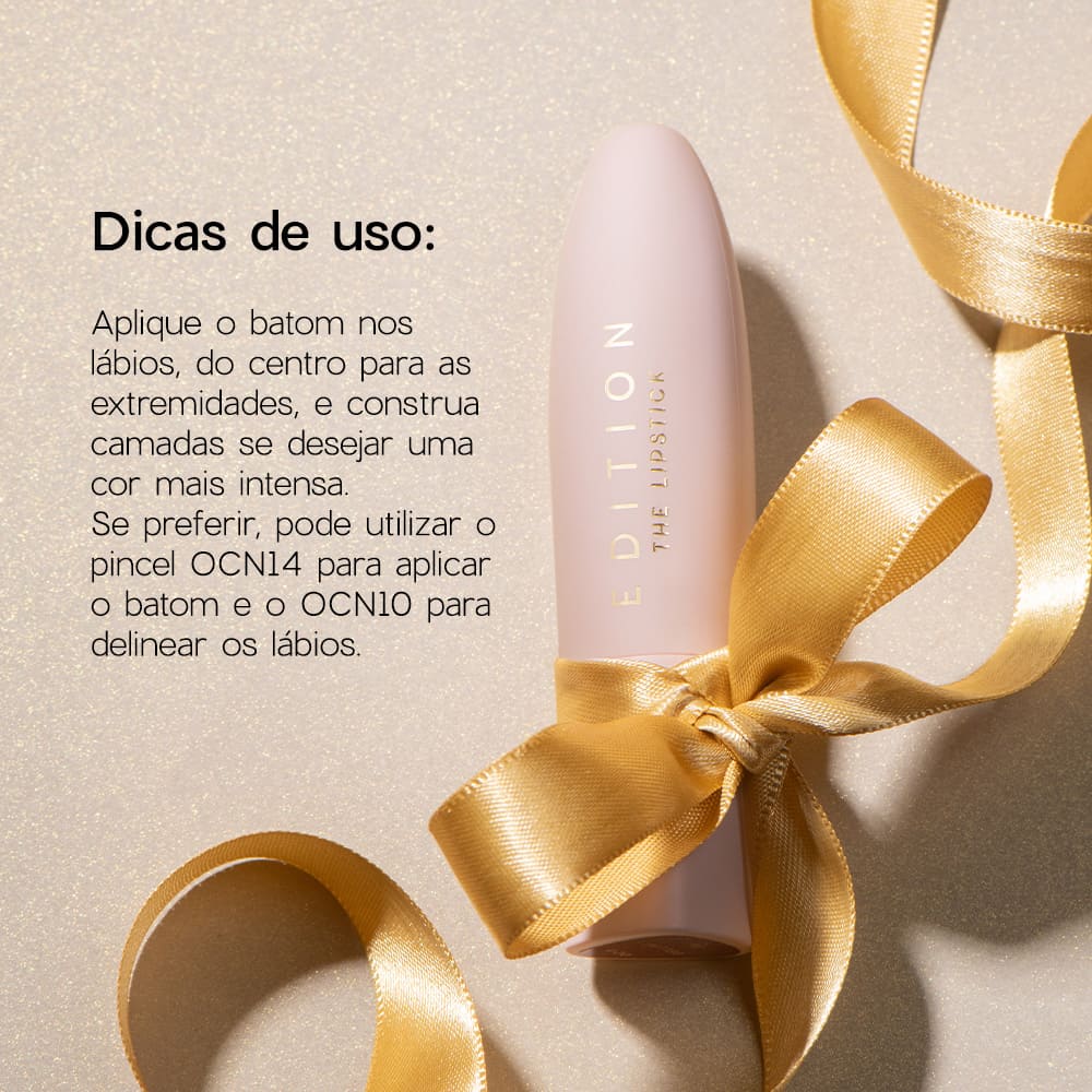Batom Marrom Cremoso The Lipstick Oceane Edition Cor Sangria