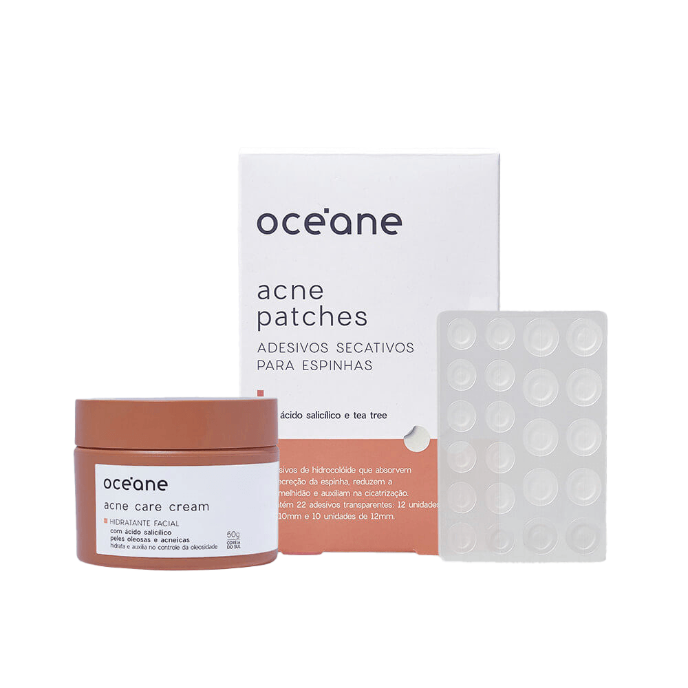 Kit Adesivo Antiacne + Hidratante Facial com Ácido Salicílico