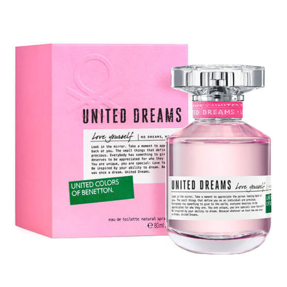 Perfume Feminino Benetton United Dreams Love Yourself Eau de Toilette 80ml