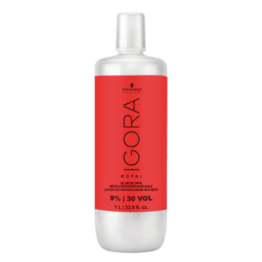 Água Oxigenada Igora Royal 30 Volumes Schwarzkopf 1 Litro