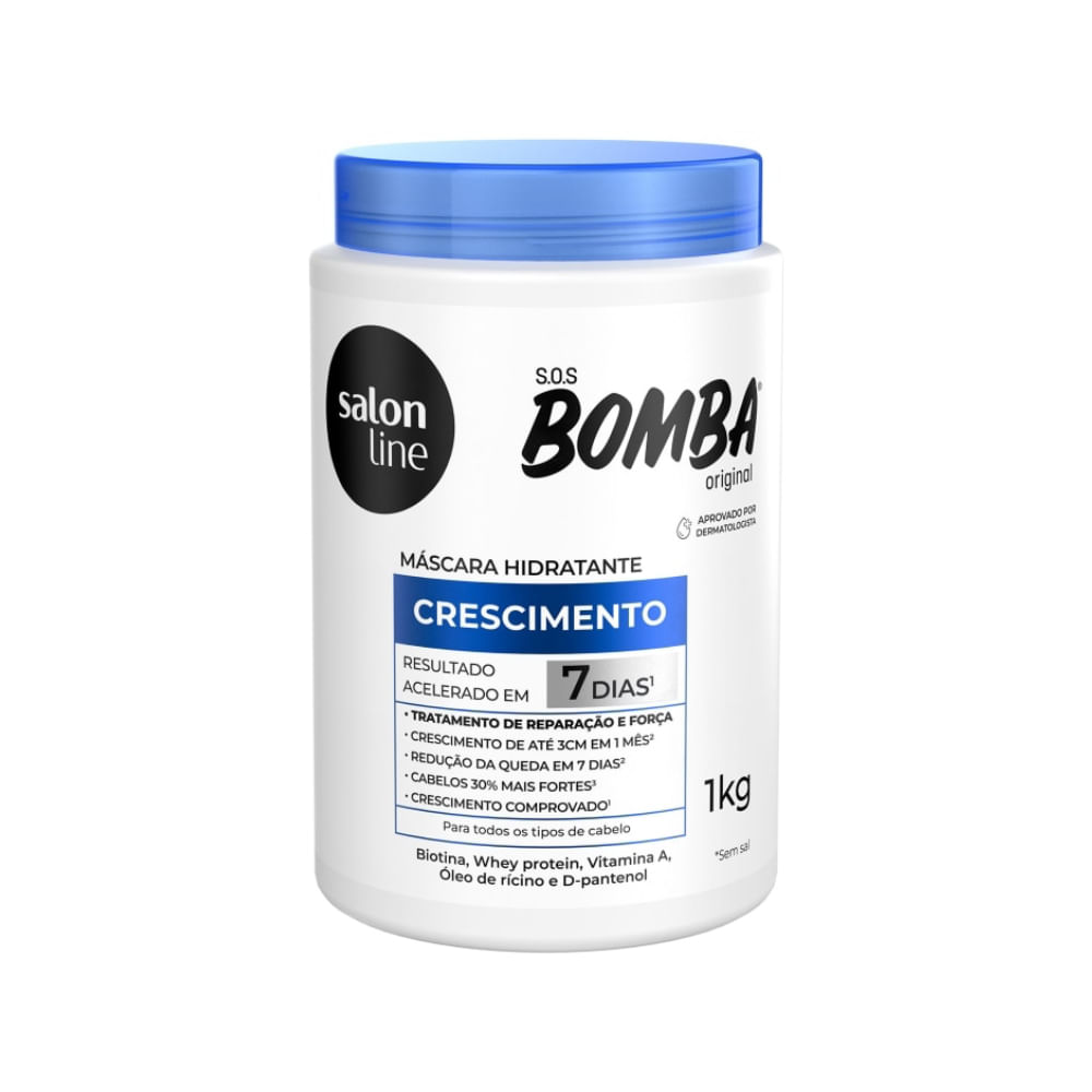 Máscara Salon Line Sos Bomba Original 1Kg