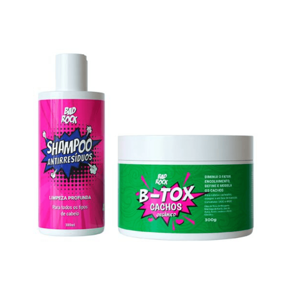 Kit B-Tox Cachos Bad Rock 300g