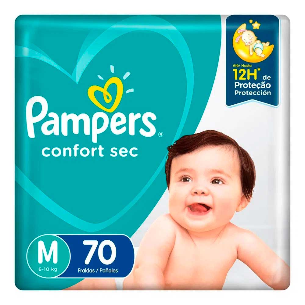 Fraldas Pampers Cs Hiper M C/70Un