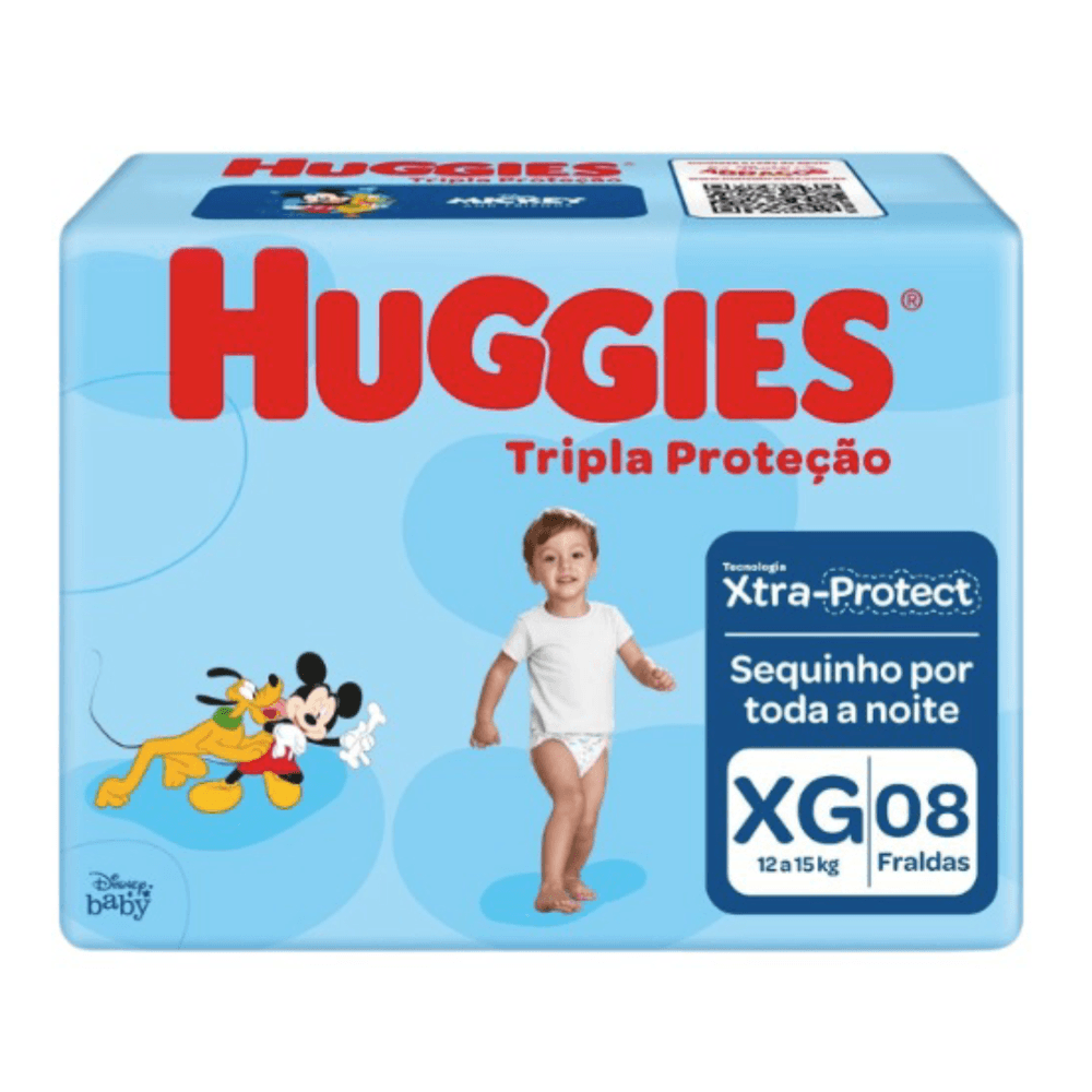 Fralda Disney Tripla Regular (Xg) 8Un