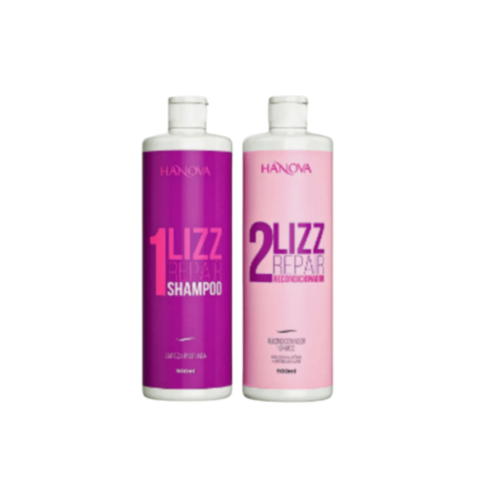 Kit Escova Progressiva Reconstrução Lizz Repair 500ml Hanova