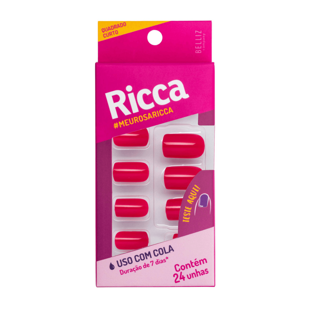 Unhas Ricca Rosa Magia Ref: 1329