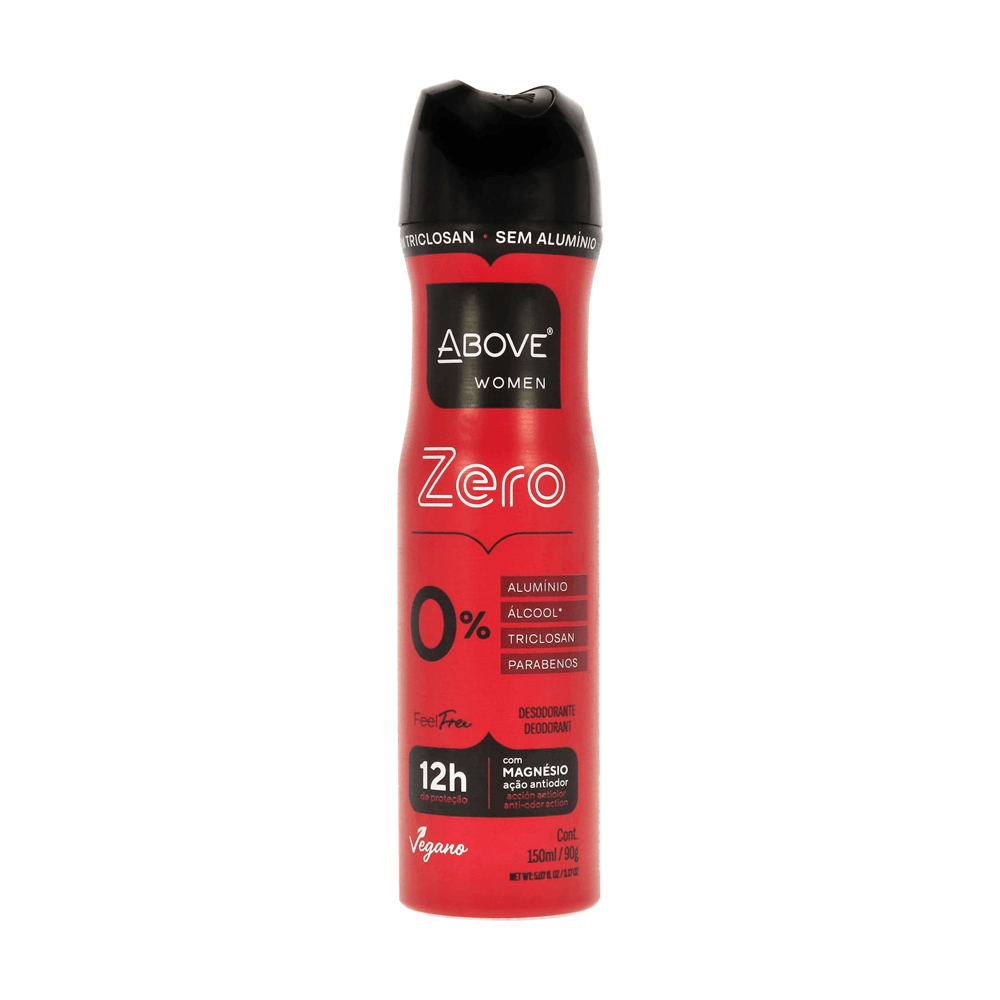 Desod.Above Feel Free Zero S/Alu Women Novo 12X150Ml/90G