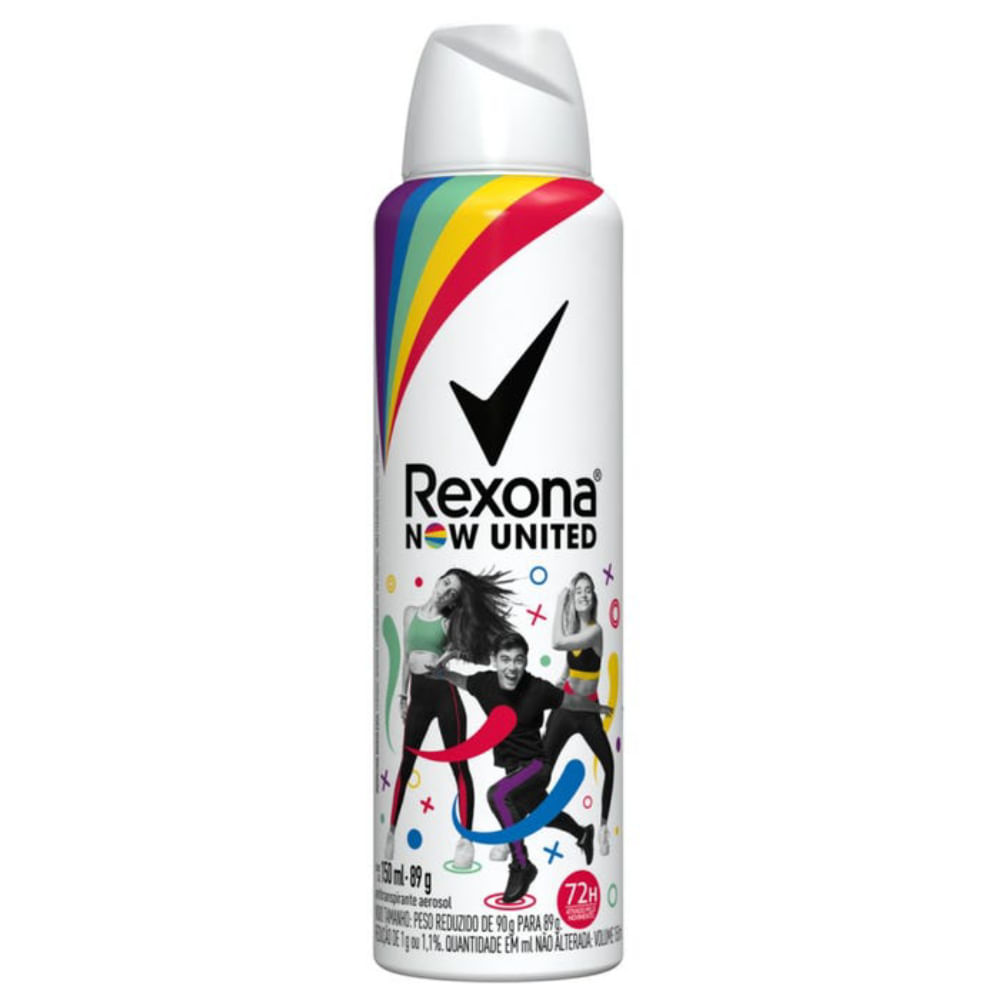 Desodorante Rexona Aero Now United Novo 150ml