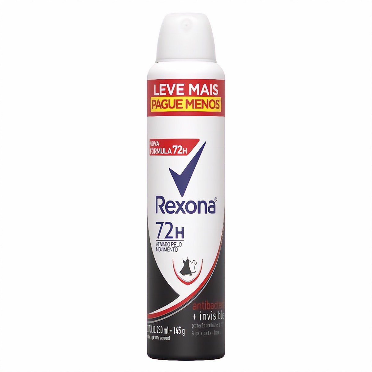 Desodorante Rexona Aero Women Antibacterial 250ml