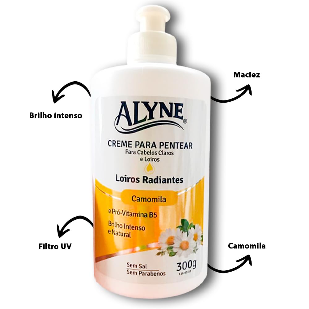 Creme de Pentear Alyne Loiros Radiantes 300g