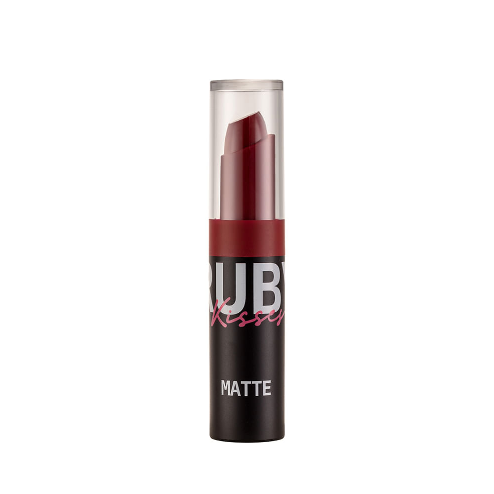Batom Matte Ruby Kisses Kiss Red Kiss Red