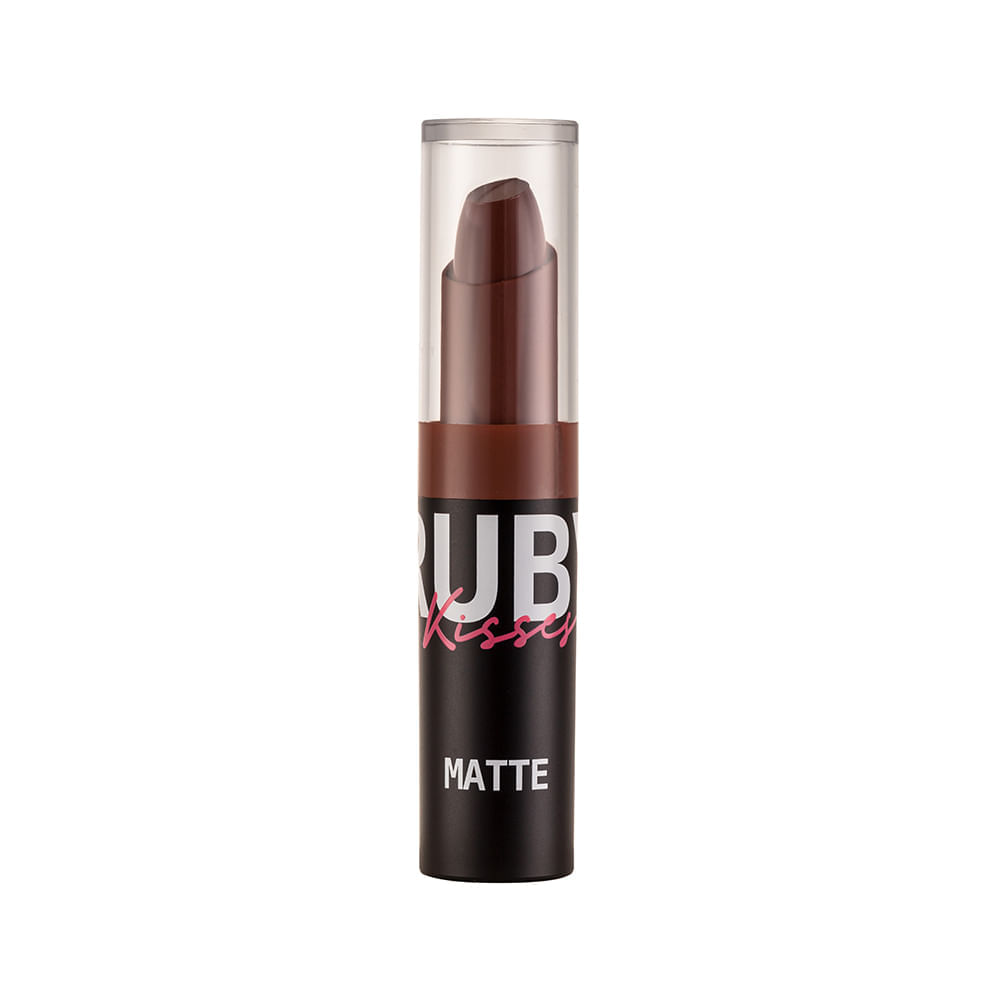 Batom Matte Ruby Kisses Rosy Brown Rosy Brown
