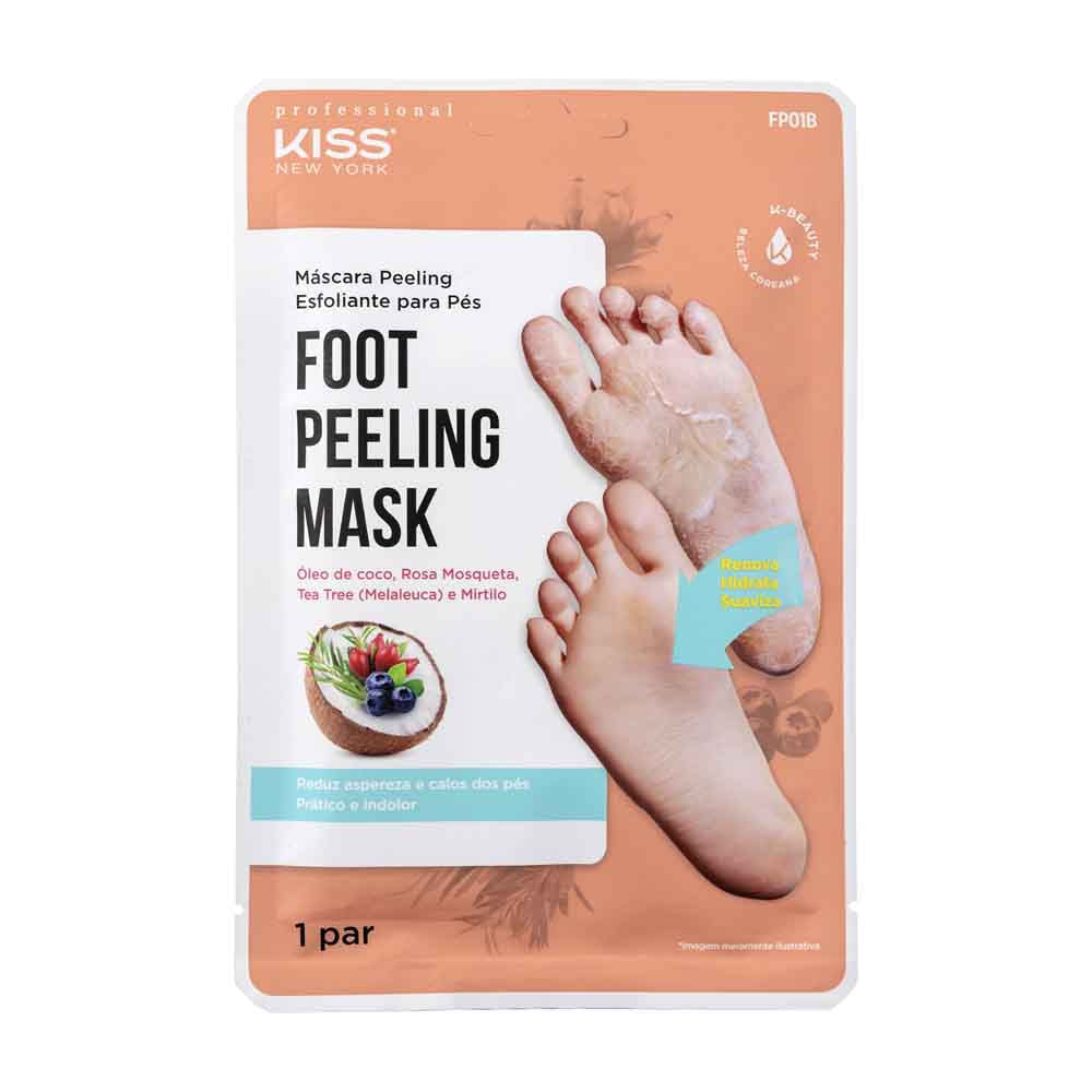 Máscara Peeling Esfoliante para os Pés Kiss New York