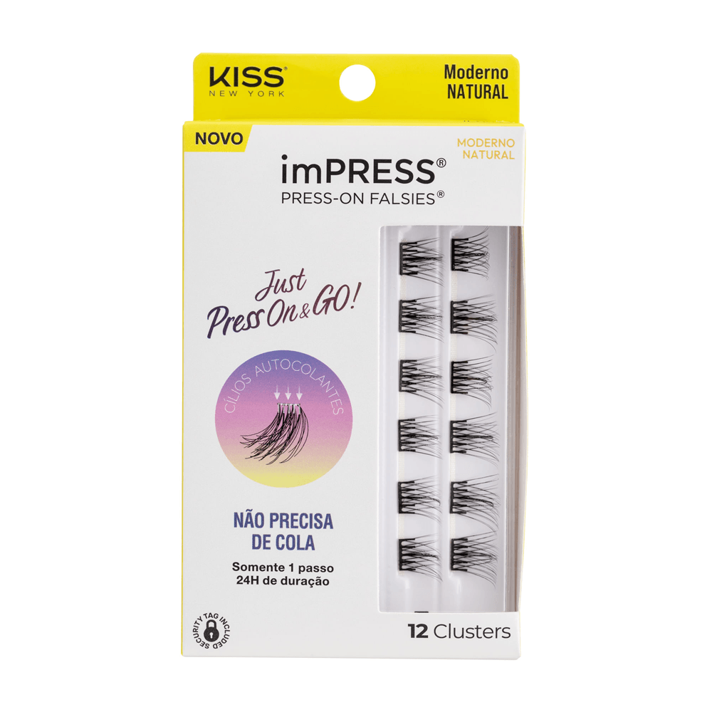 Cílios Postiços Impress Mini Refil Natural 03  Kiss New York