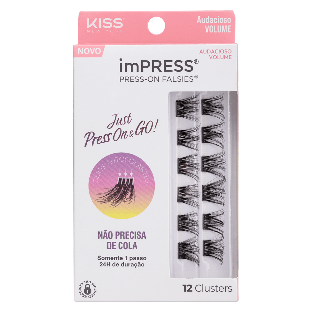 Cílios Postiços Impress Mini Refil Volume 05  Kiss New York