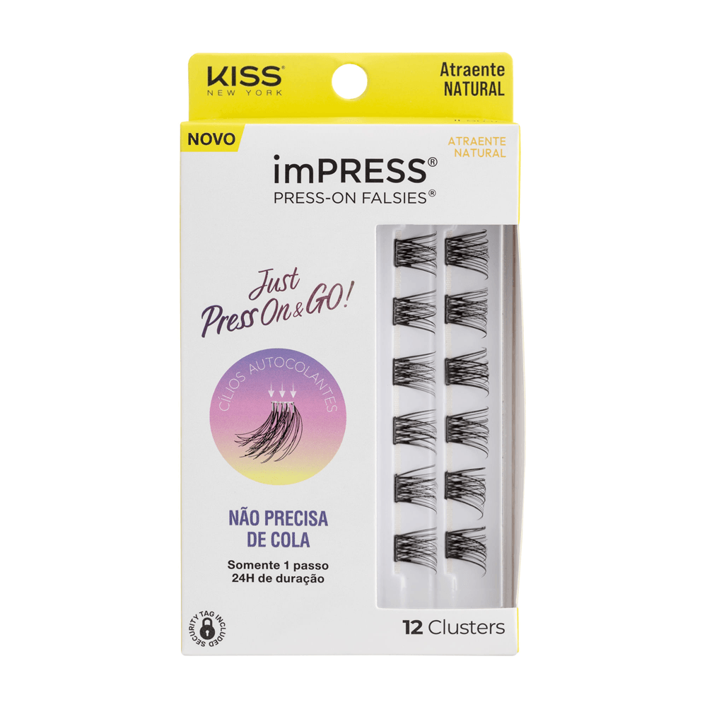 Cílios Postiços imPRESS Mini REFIL Natural 04  Kiss New York
